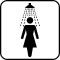 Pictogram Bruser Dame