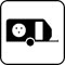 Pictogram Campingvogn strøm