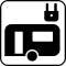 Pictogram Campingvogn el