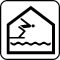 Pictogram Indendørs bassin