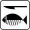Pictogram Rensning af fisk