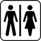 Pictogram Toilet Herre/Dame