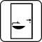 Pictogram Toilet med håndvask