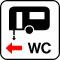 Pictogram Tømning af tørkloset