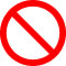 Pictogram Forbud