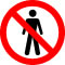 Pictogram Adgang forbudt