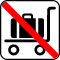Pictogram Bagagevogn ikke tilladt