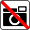 Pictogram Fotografering ikke tilladt