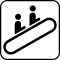 Pictogram Escalator op