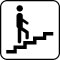 Pictogram Trappe op