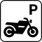 Pictogram Motorcykel parkering