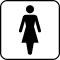 Pictogram Dametoilet