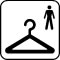 Pictogram Herre garderobe