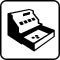 Pictogram Lav kassebeholdning