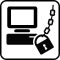Pictogram Edb-udstyr tyverisikret