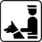 Pictogram Hundevagt