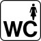 Pictogram Dametoilet