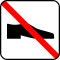Pictogram Fodtøj forbudt
