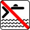 Pictogram Hovedspring forbudt