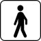 Pictogram Gående