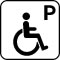 Pictogram Handicap parkering