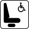 Pictogram Pladsreservation handicapplads
