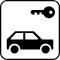 Pictogram Personbil udlejning