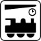 Pictogram Jernbane station