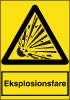 Sikkerhedsskilt Eksplosionsfare
