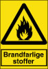 Sikkerhedsskilt Brandfarlige stoffer