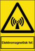 Sikkerhedsskilt Elektromagnetisk felt