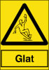 Sikkerhedsskilt Glat