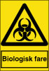 Sikkerhedsskilt Biologisk fare