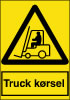 Sikkerhedsskilt Truck kørsel