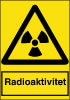 Sikkerhedsskilt Radioaktivitet
