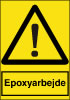 Sikkerhedsskilt Epoxyarbejde