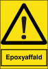 Sikkerhedsskilt Epoxyaffald