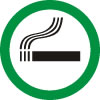 Pictogram Rygning tilladt