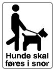 hunde skal føres i snor