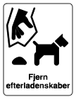 fjern efterladenskaber